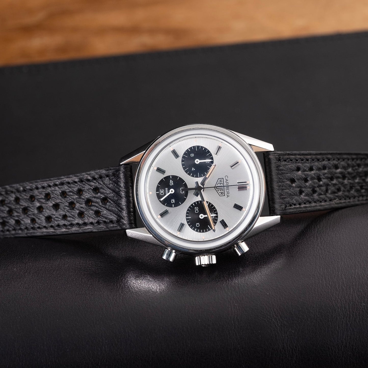 Bracelet cuir imperial Noir racing