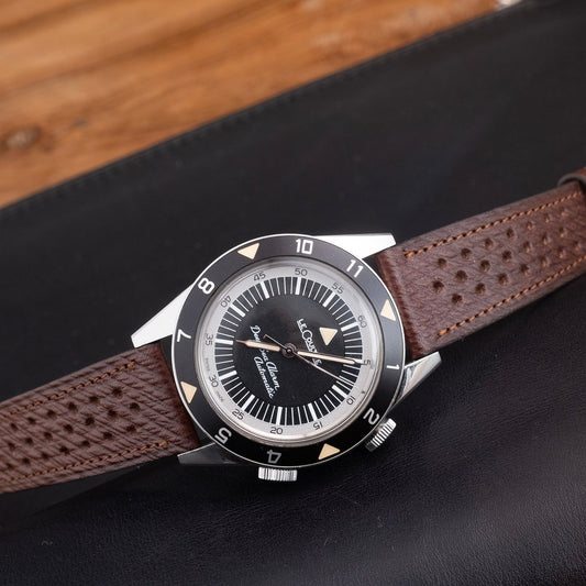 Watch Bands imperial leather Mahogany brown racing