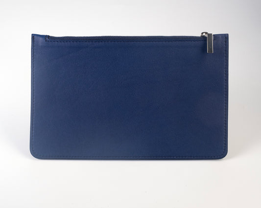 Blue leather City Pouch