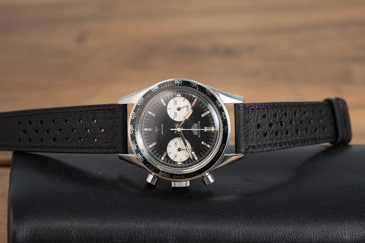 Watch Bands racing pigskin matte black