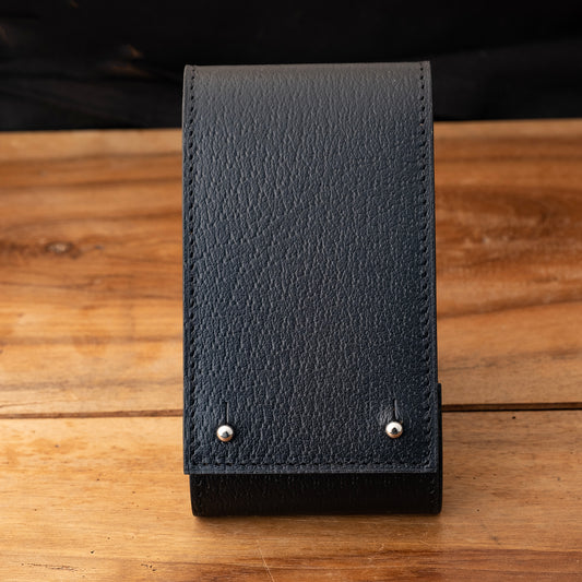 Etui une montre pigskin noir