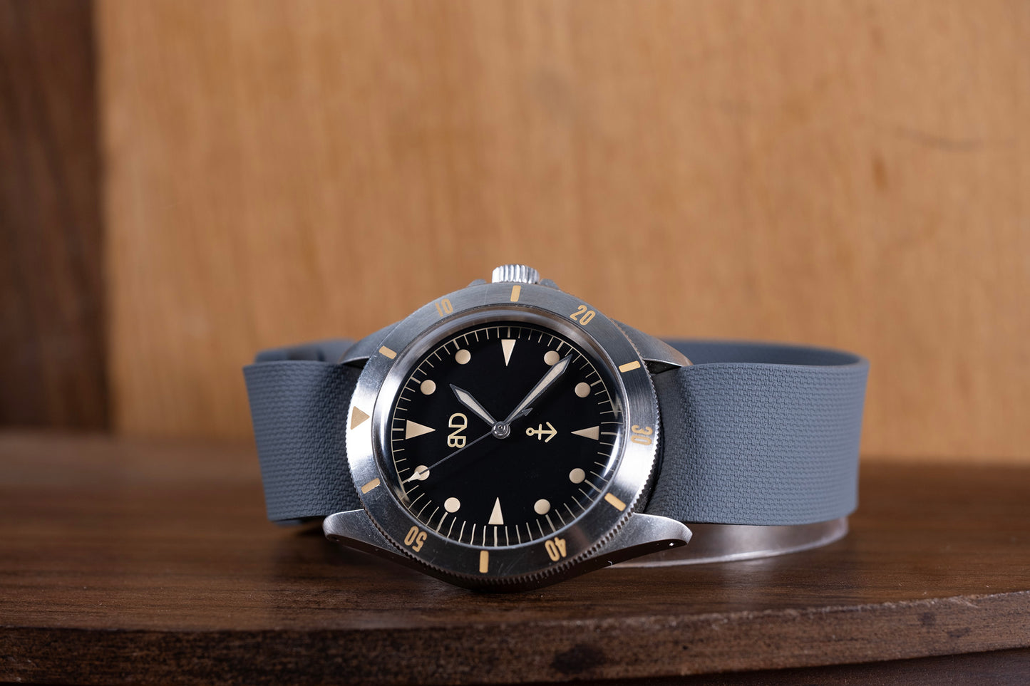 Watch Strap One piece fkm rubber Grey