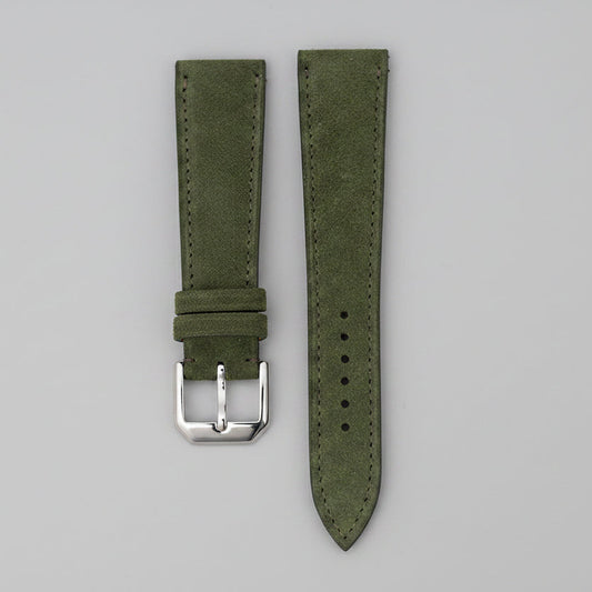 Watch Bands Forest Green Suede