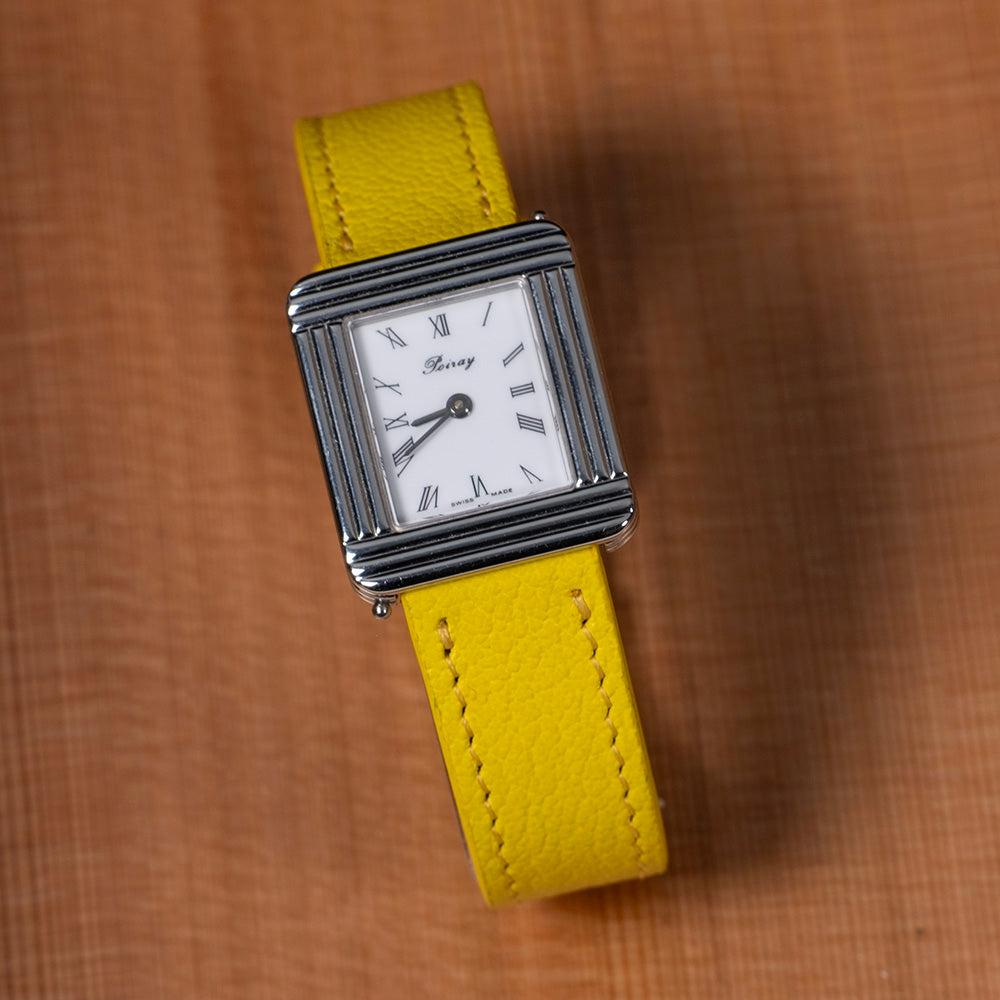 Bracelet de montre chèvre mimosa