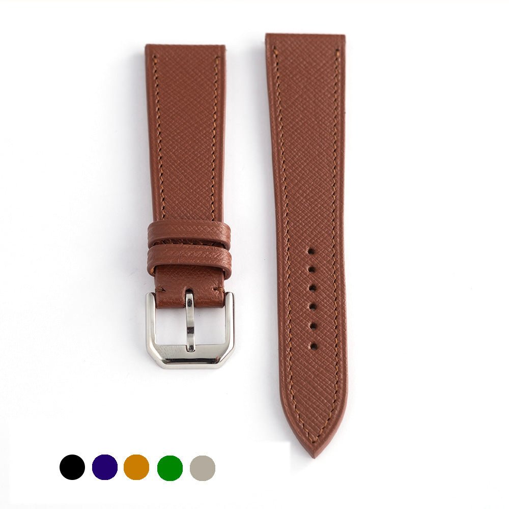 Cuir saffiano (7 couleurs) - Atelier romane