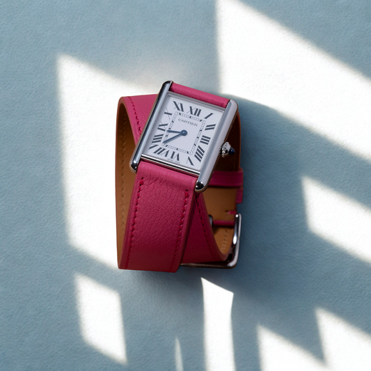 Watch Bands Double Tour Calf Rose