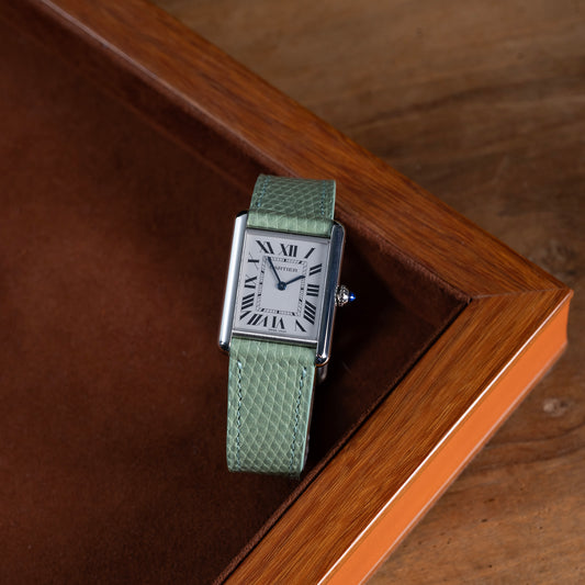 Bracelet lézard amande