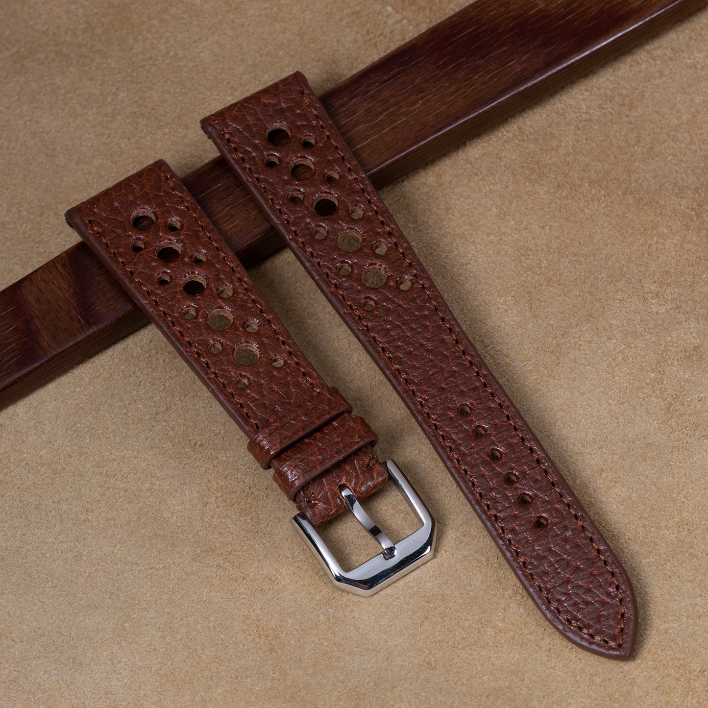 Bracelet Pigskin chataigne
