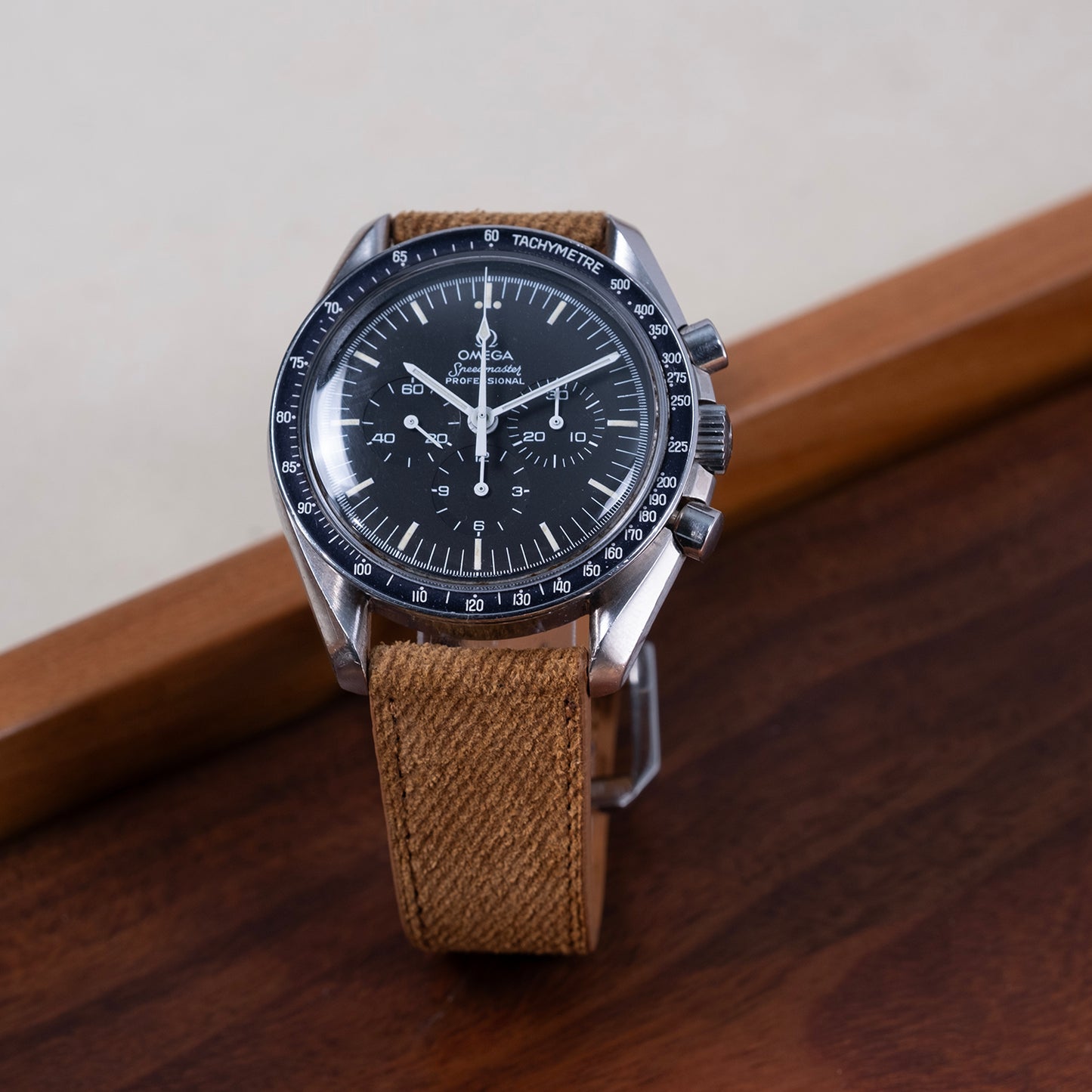 Watch Bands suede denim caramel