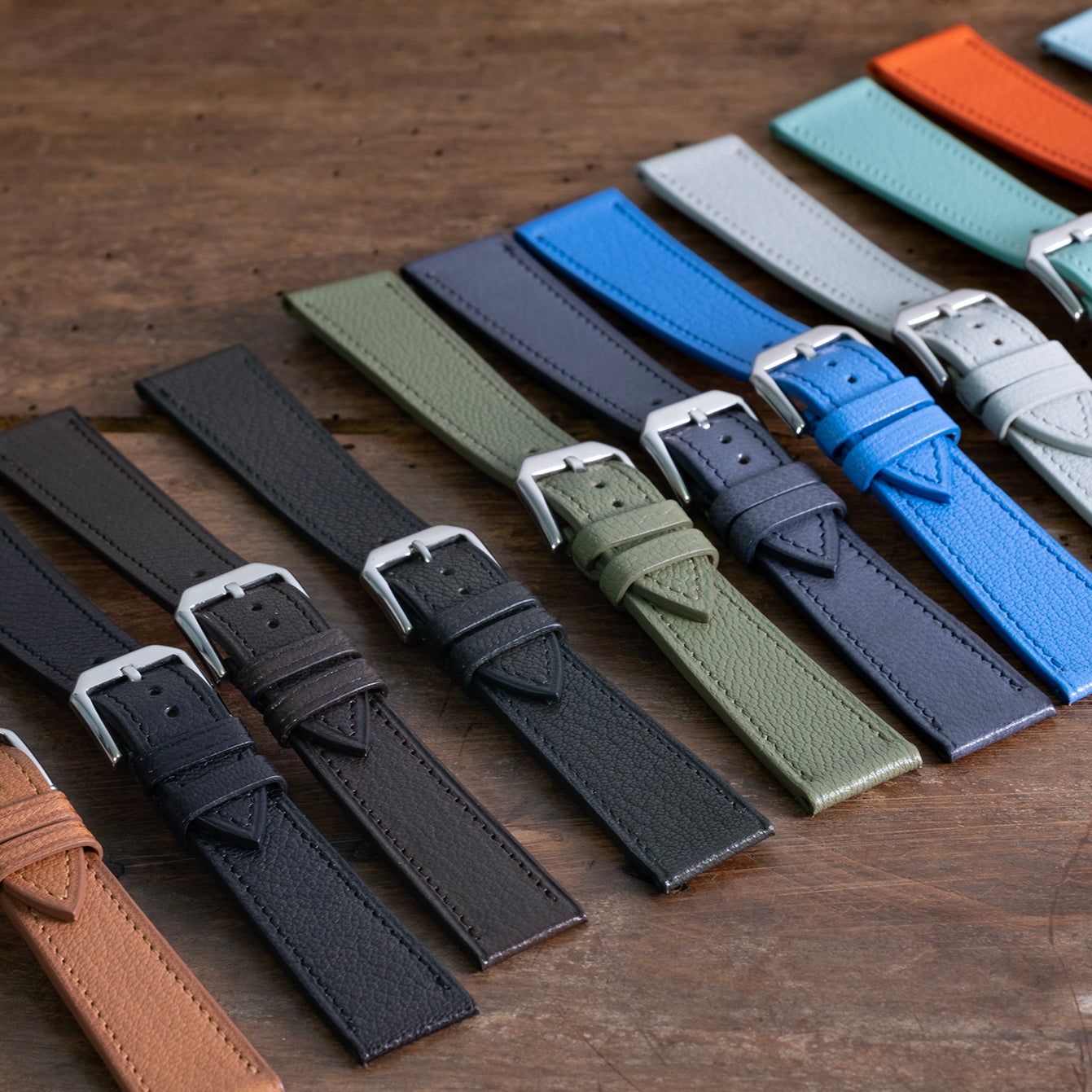 Collection cuir de chèvre (17 couleurs)