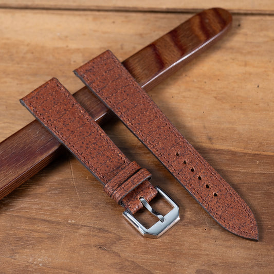 Bracelet cuir marin havane