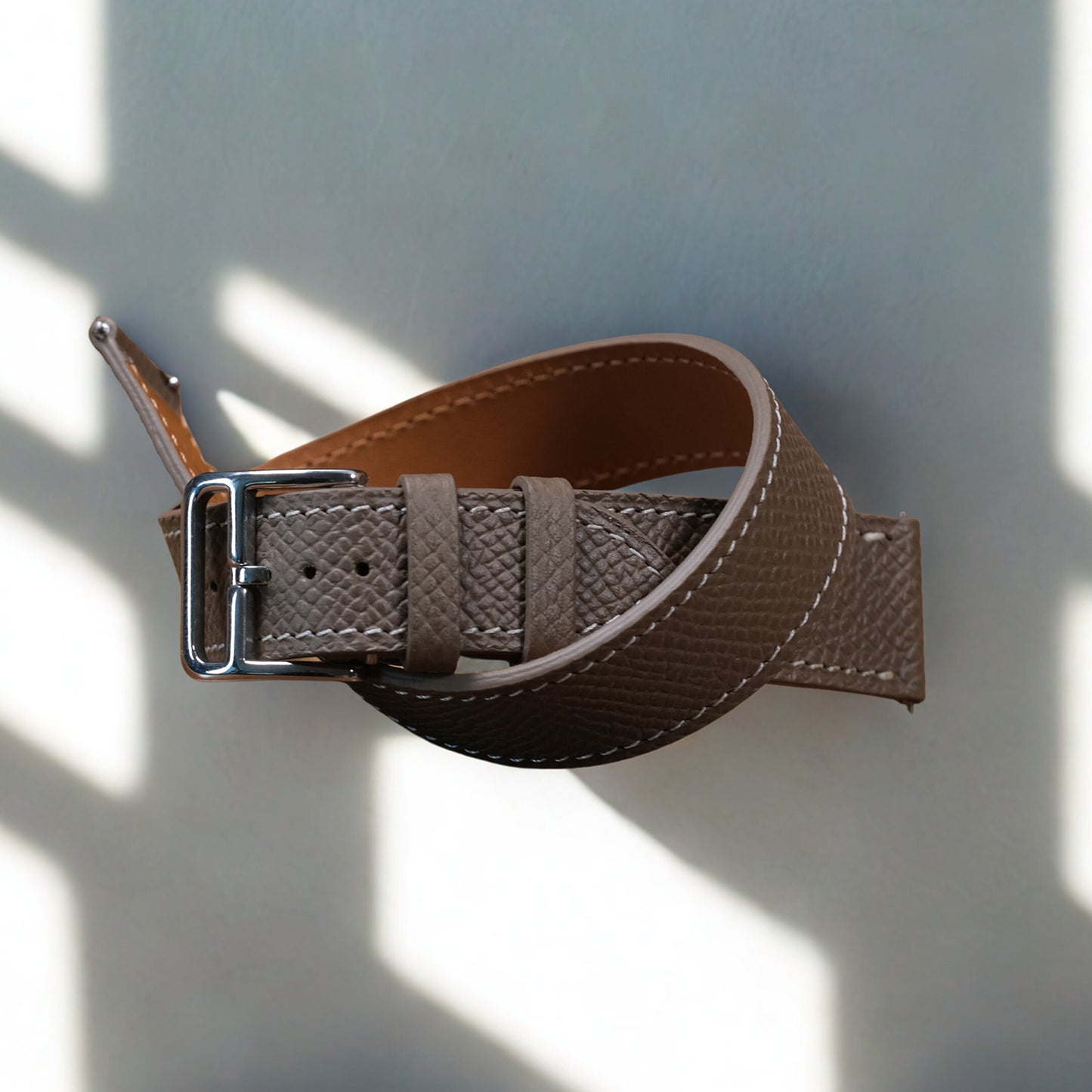 Watch Bands Double Tour Calf in taupe