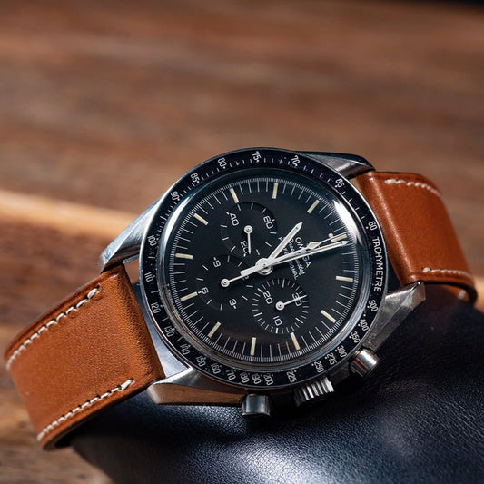 Natural Watch Bands with Omega Deployment Clasp - Atelier romane