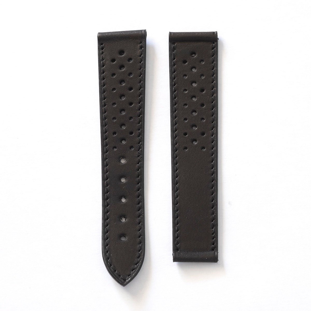 Bracelet racing baranil noir compatible boucle déployante omega - Atelier romane