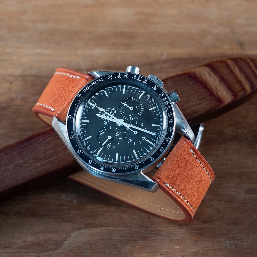 Watch Bands Tuscany brick compatible omega folding clasp - Atelier romane