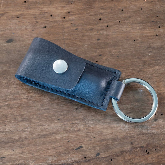 Spring bar tool marine blue leather pouch - Atelier Romane
