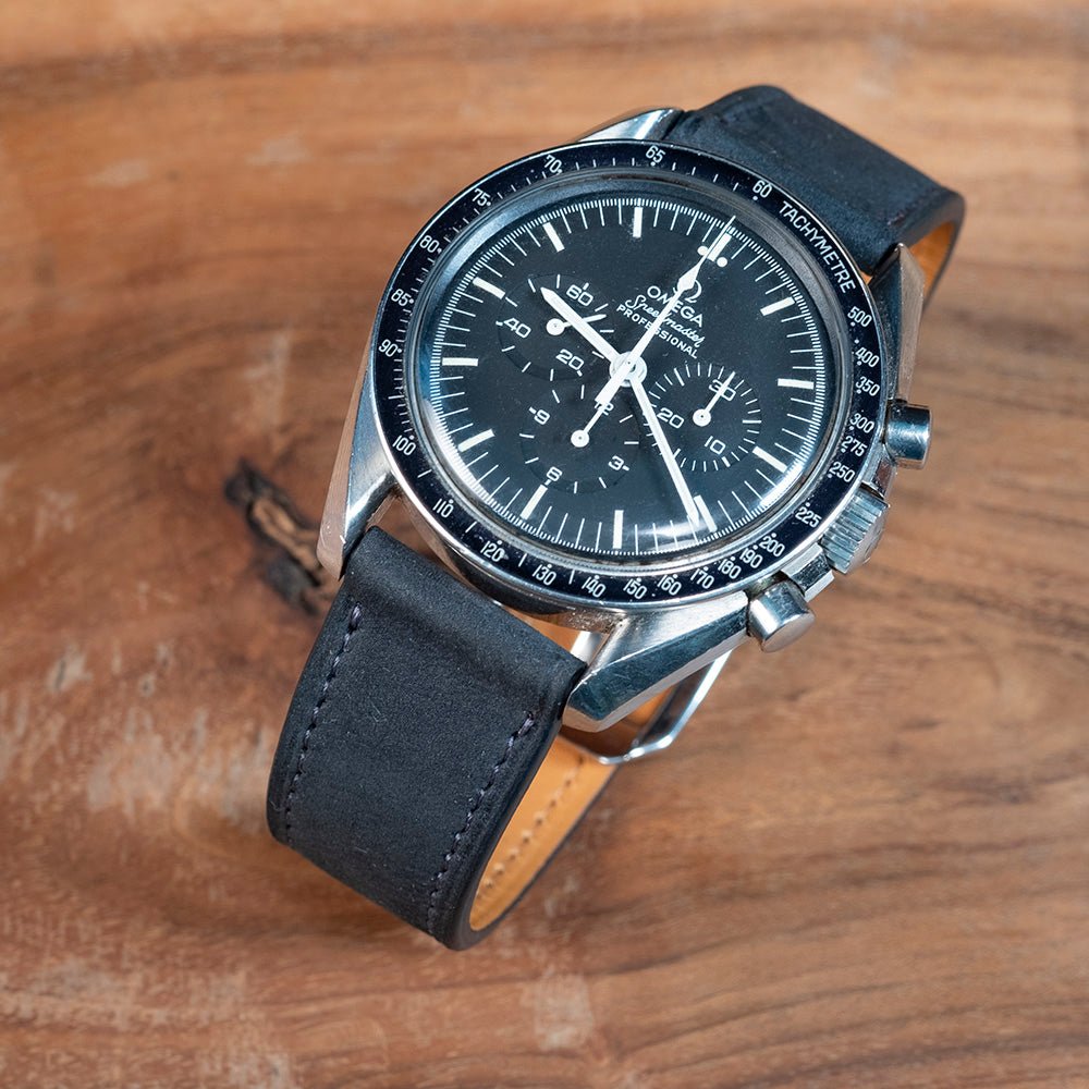 Charcoal Grey Nubuck Watch Bands - Atelier romane