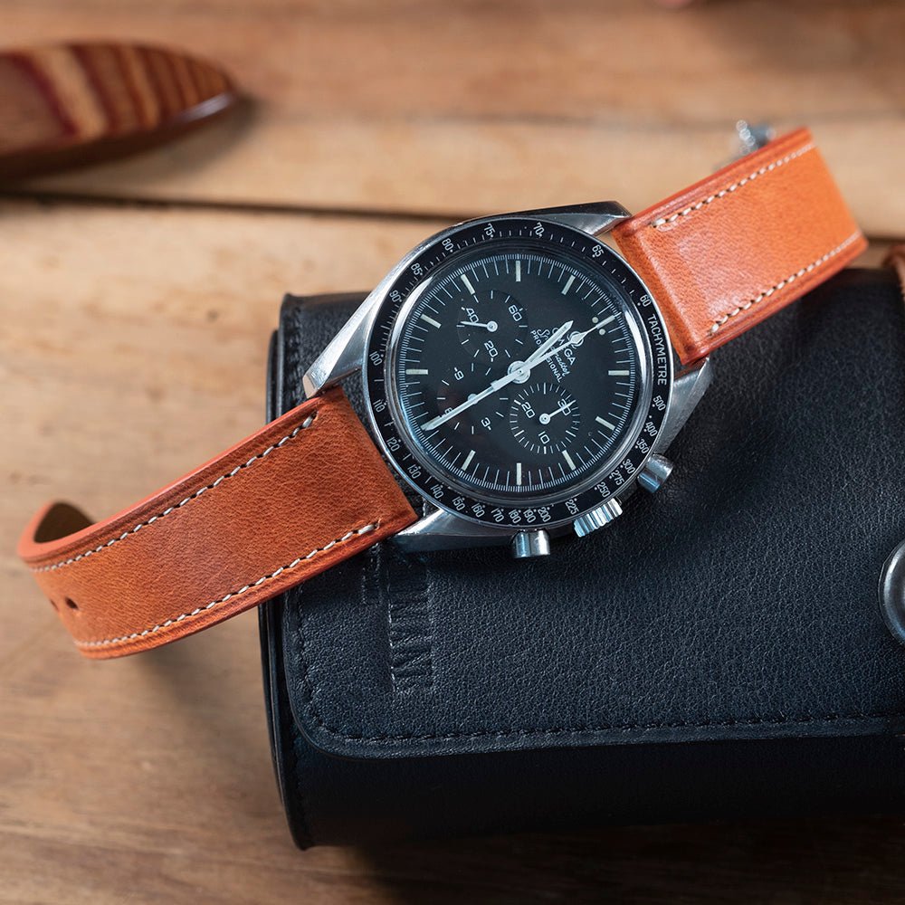 Watch Bands Tuscany brick compatible omega folding clasp - Atelier romane