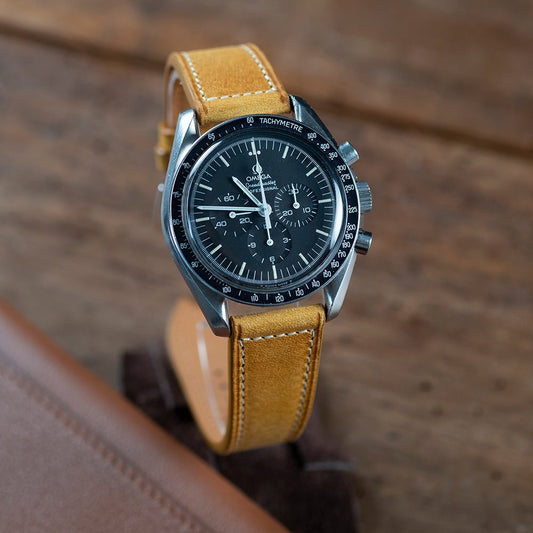 Watch Bands Tuscany ochre horizontal seams - Atelier romane