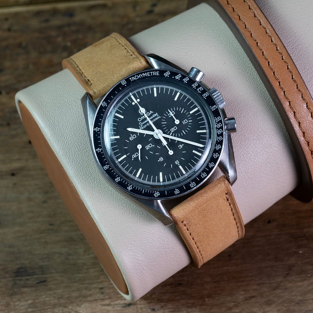 Watch Bands brown nubuck watch camel Atelier Romane Atelier