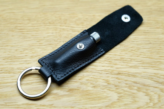Spring bar tool black leather pouch - Atelier Romane