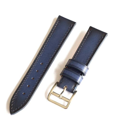 Bracelet patine mains bleu marine - Atelier romane