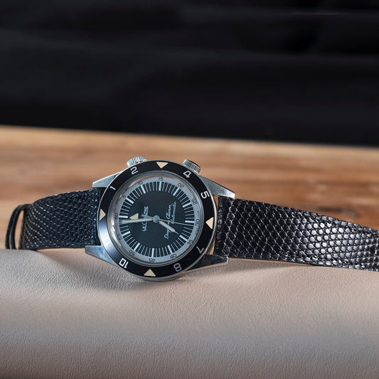 Satin Black Lizard Watch Bands - Atelier romane
