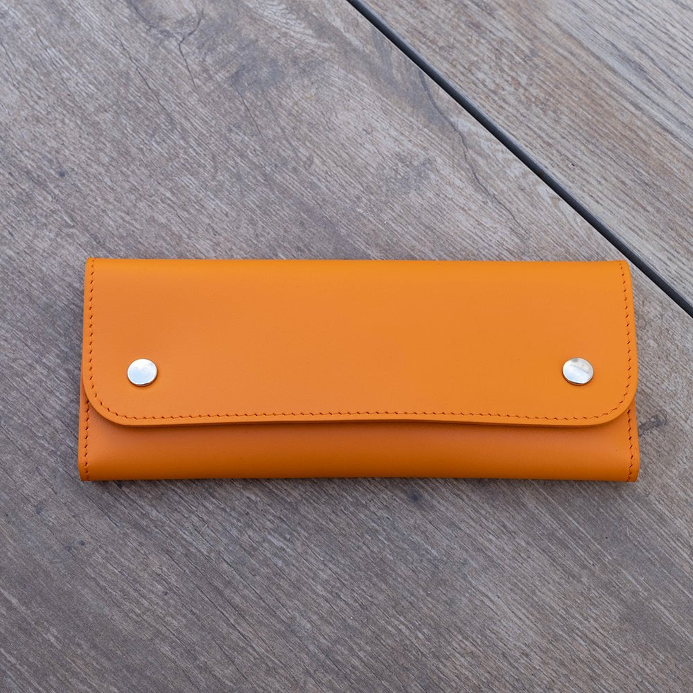 Pochette souple 2 montres orange - Atelier romane