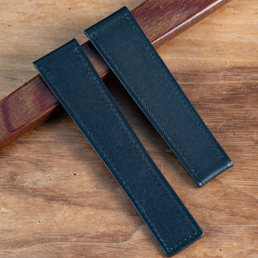 Watch Strap tag heuer buckle compatible  black