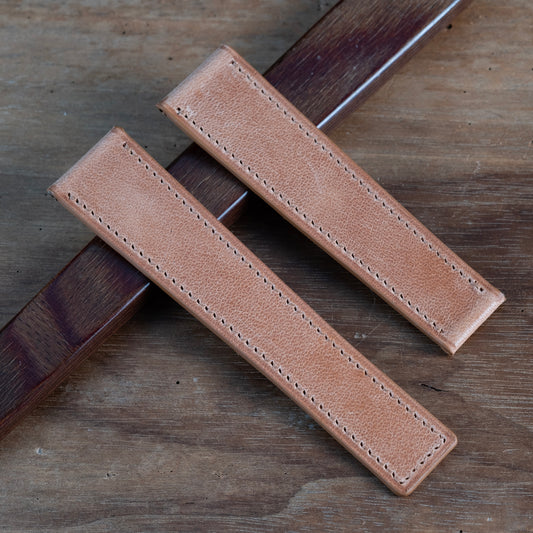 Watch Strap tag heuer buckle compatible  tuscany camel