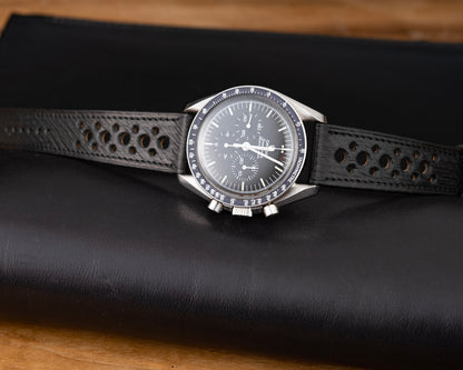 Watch Strap imperial leather Black rally