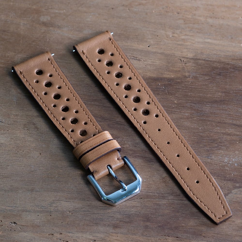 Watch Strap rally Calf sellier  natural - Atelier romane