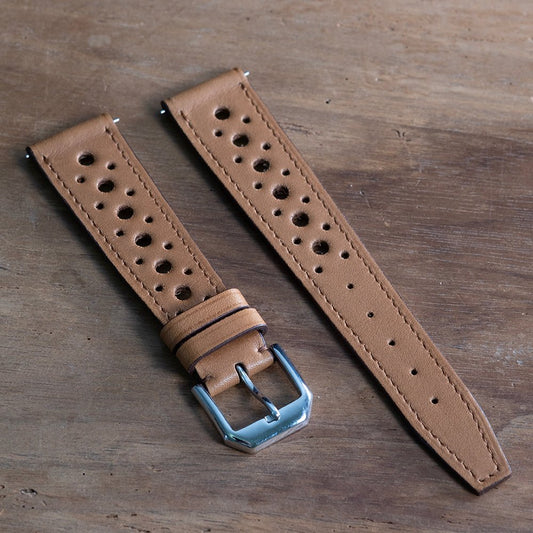 Watch Strap rally Calf sellier  natural - Atelier romane