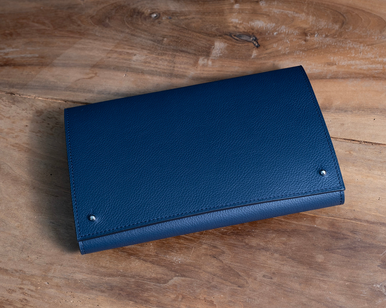 Pochette 3 Montres veau marine