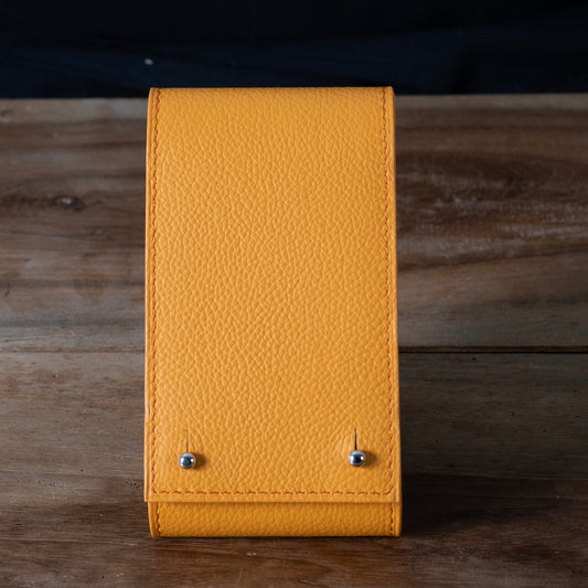 Orange watch case