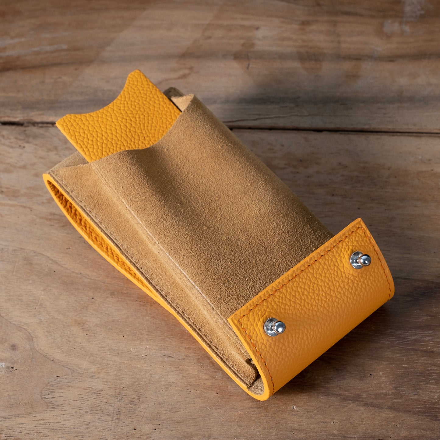Orange watch case