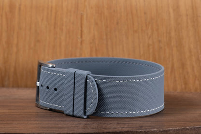 Watch Strap One piece fkm rubber Grey couture cream