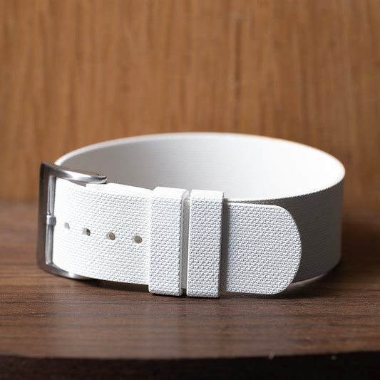 Bracelet une pièce fkm rubber blanc