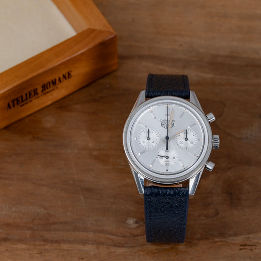 Bracelet Pigskin bleu nuit