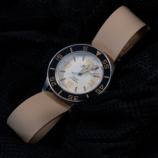 Watch Strap One piece fkm rubber sand