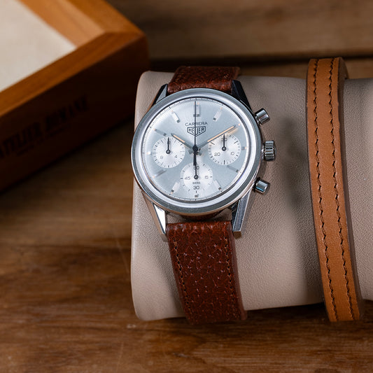 Watch Strap Pigskin chestnut