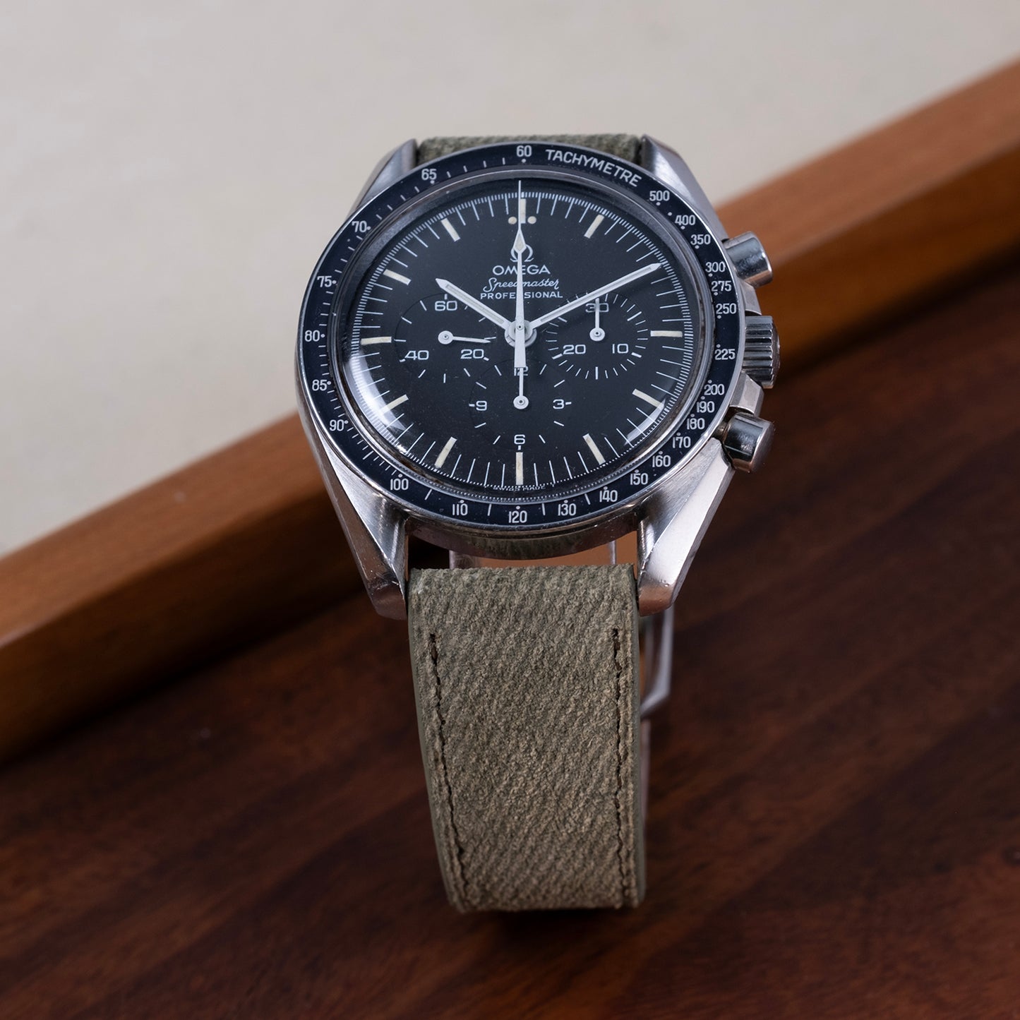 Watch Bands green denim suede