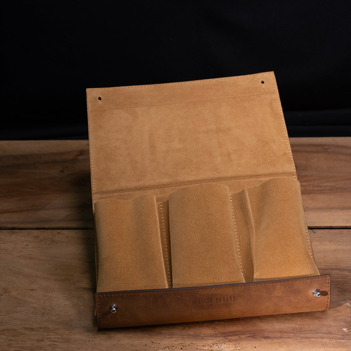 Pochette 3 Montres veau vintage