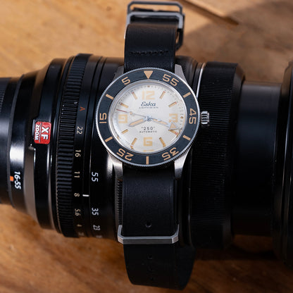 Watch Bands Nato Calf sellier black