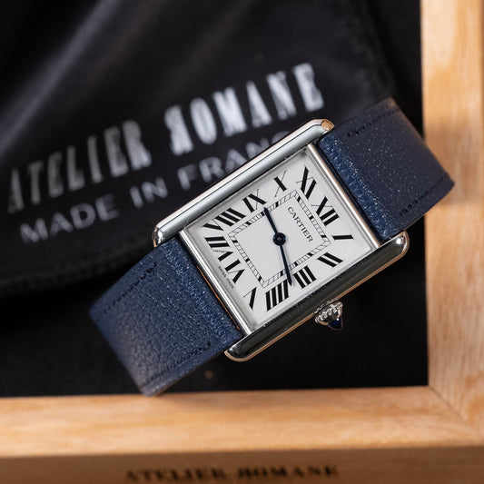 Royal Blue Goatskin Watch Bands