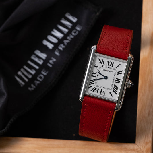 Red Goatskin Watch Bands