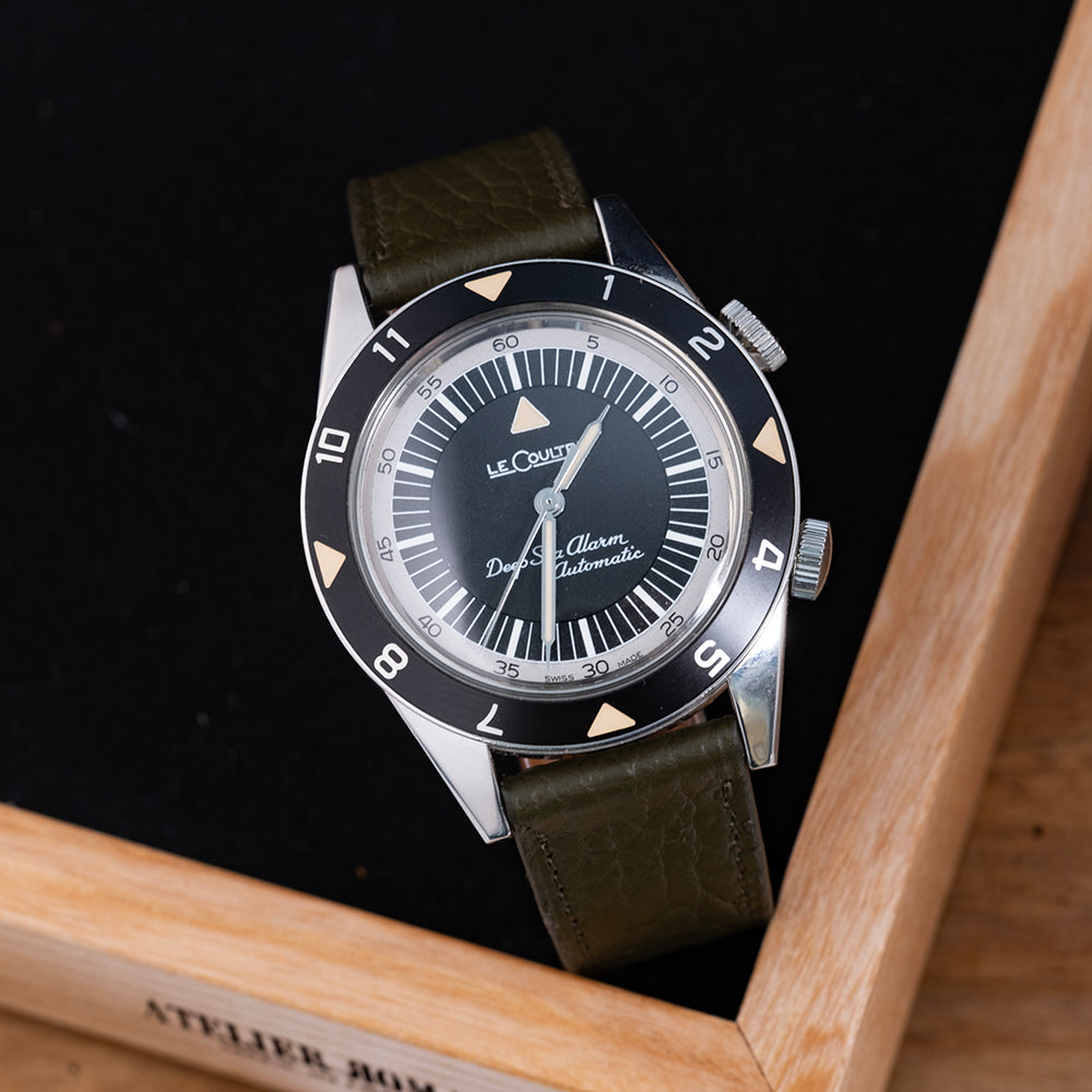 Bracelet de montre taurillon kaki