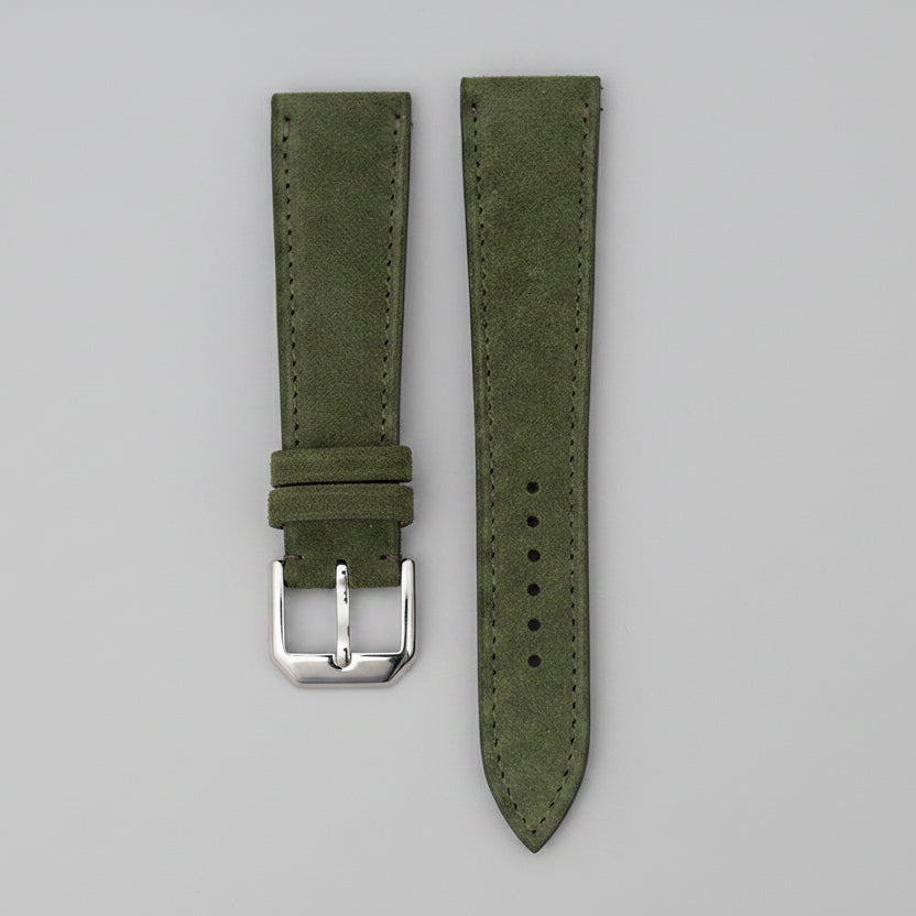 Watch Bands Forest Green Suede