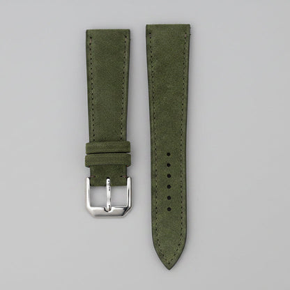 Watch Bands Forest Green Suede