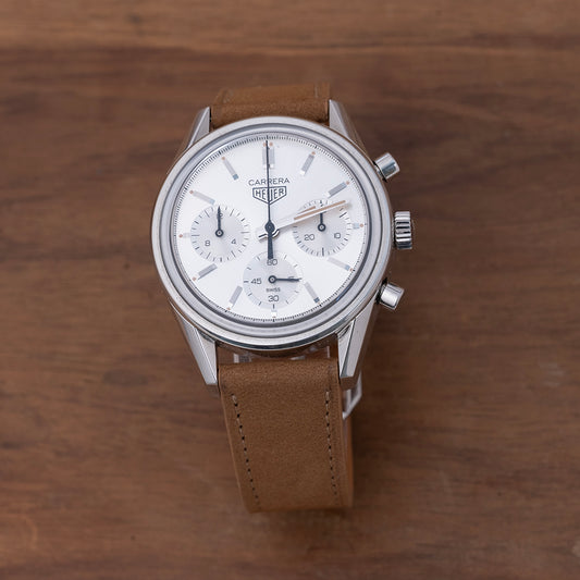 Bracelet de montre nubuck biscuit